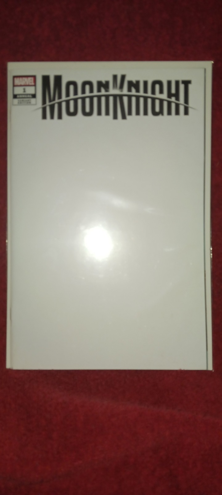 MOONKNIGHT 2022 ANNUAL #1 BLANK VARIANT MINT 9.5 - $14.99
