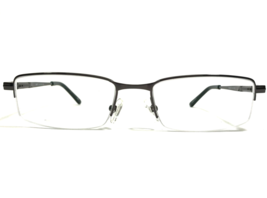 Robert Mitchel Brille Rahmen Rm907 GM Grau Rechteckig Halbe Felge - £38.02 GBP