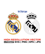 Real Madrid Logo Svg - £2.02 GBP