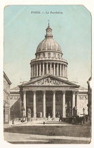 le pantheon paris France Vintage Postcard Architectual Landmark 20th Cen... - $4.90