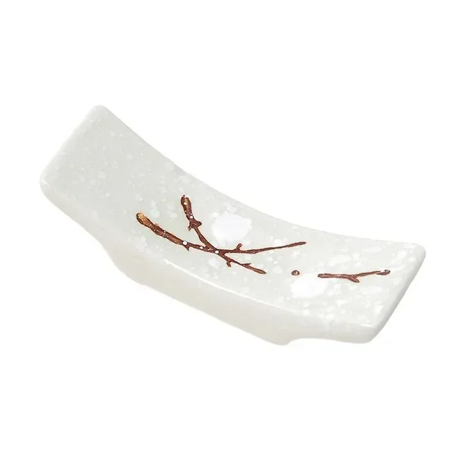 1/4/10Pc Japanese Plum Blossom Ceramic Chopstick Holder Creative Kitchen... - $3.90
