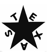 11 x 11 Texas Star Republic Flag Guns Alamo TX Vinyl Decal Car Truck Sti... - £8.70 GBP