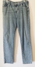 Eddie Bauer Ladies Jeans Light Wash Size 6 Boyfried Fit Slim Leg Specially Dyed - £15.43 GBP