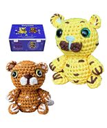 Geynaw Crochet Kit for Beginners Amigurumi Stuffed Animals Tiger - $228.67 MXN