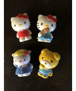 4 Mini Hello kitty Anime action figure collection PVC Toy Cake top - $443.04 MXN
