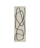 BLACK STRIPED RUNNER HAND TUFTED RUG,CUT PILE RUG,AREA RUG,CUSTOM RUG,SO... - $83.98+