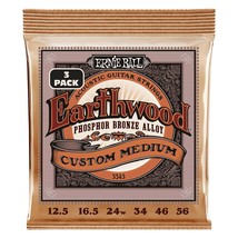 Ernie Ball Earthwood Medium Light Phosphor Bronze Acoustic Guitar String... - $5.93