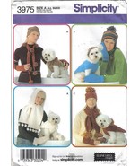 Simplicity Pattern 3975 Dog Coats &amp; Misses Accessories 4 Styles 3 Sizes ... - $6.00