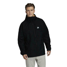 Adidas Men&#39;s Primeblue W.N.D. Full Zip Windbreaker Jacket Black X-Large - $49.97
