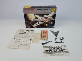 1983 Star Wars ROTJ MPC Model X-Wing Fighter Empty Box Manual Stand Decals CLEAN - $19.79