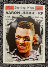 Aaron Judge New York Yankees Sporting News Rookie Card. Reprint Mint Condition!! - $1.98