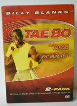 Tae Bo Billy Blanks Fat Blasting Cardio Total Body Fat Blaster 2 Pack DVDs - £10.12 GBP