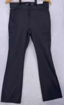 Old Navy Pants Womens 6 High Rise Pixie Flare Gray Dress Career Pants Stretch - $16.82