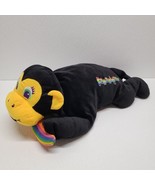 Vintage Lisa Frank Bananigans RARE Black Monkey Large 21&quot; Plush With Ban... - £177.98 GBP