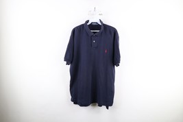 Vintage 90s Ralph Lauren Mens Large Faded Short Sleeve Collared Golf Pol... - $29.65