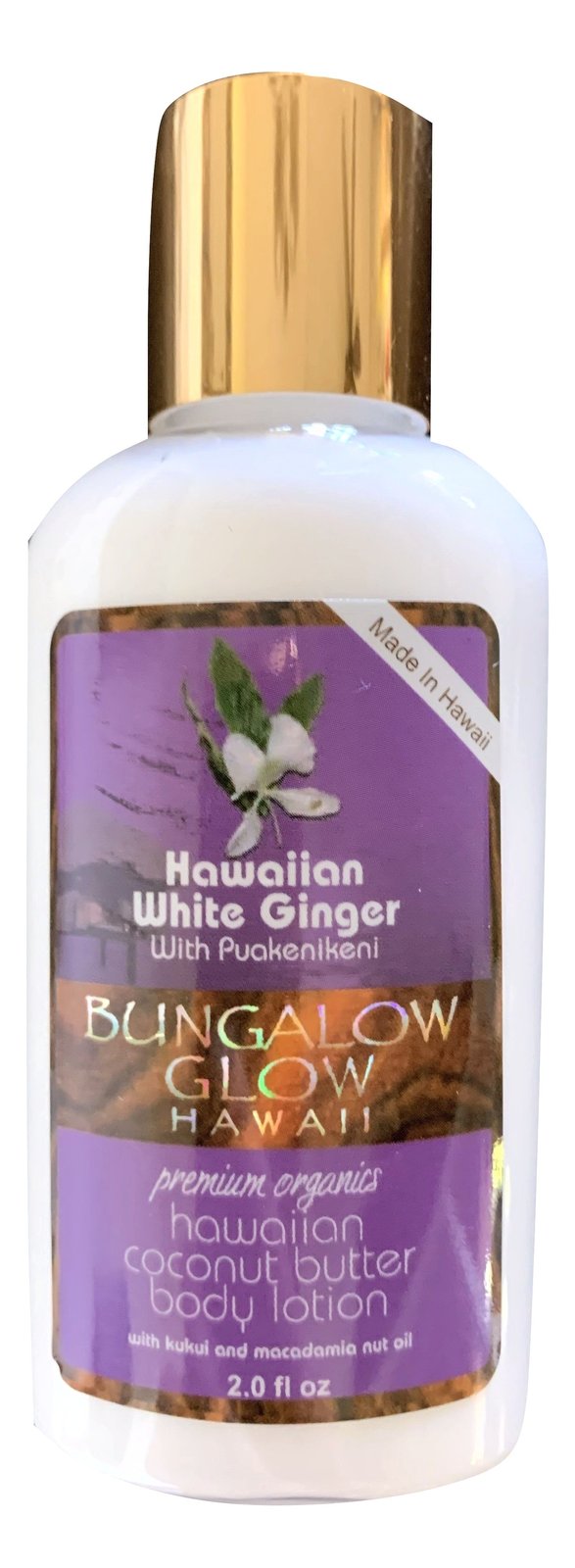 Bungalow Glow Travel-Sized Organic Body Lotion – 2 oz (Choose Scent)