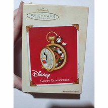 NIB NEW Hallmark Keepsake Christmas 2002 ornament Walt Disneys Goofy Clockworks - £23.57 GBP