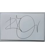 Robert Plant Signed Autographed 3x5 Index Card - $1,834.41 MXN