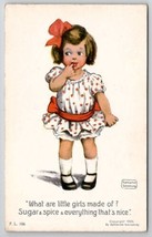Katharine Gassaway What Are Little Girls Made of Sugar Spice c1906 Postc... - £15.80 GBP