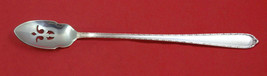 Pine Tree By International Sterling Silver Olive Spoon Pierced Long Custom - £53.40 GBP