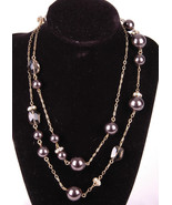 J. CREW Long Chain Necklace-Beaded Dangle Baubles Colorful-36&quot;-Jewelry - €59,50 EUR