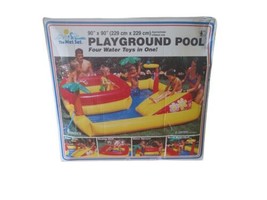 VTG 98 Intex Wet Set Inflatable Pool Sports Center Playground Swim 90”x 90” Rare - £76.17 GBP