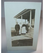 1914 Real Photo Postcard AZO Vintage RPPC Countryside Home And Family Of... - £12.07 GBP