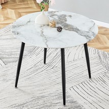 Modern Round Minimalist Circular Dining Table With A Diameter Of 40 Inch... - $277.99