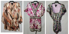 3 Lane Bryant Blouses Excellent Condition SILKY 18/20 - $37.62