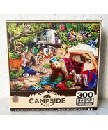 Campsite Trouble 300 Pc E-Z Grip Masterpieces Jigsaw Puzzle Complete w/P... - £9.80 GBP