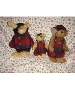 Boyds Bears 1997 Fall Emily, Edmond And Becky Plush  - €19,65 EUR