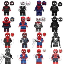 Spider-man Far From Home Miles Morales Gwen Venom 16pcs Minifigures Buil... - £21.72 GBP