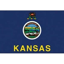 Kansas Flag with Grommets 2ft x 3ft - $11.90