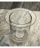 Pier 1 Glass Candle Holder:5&quot;To use with 3X4&quot; Pillar Candle-NEW-Ship N 2... - £66.56 GBP