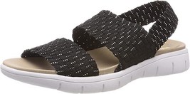Rieker V9070-11 BLACK comfort sandal US 6  EU 37 - $34.99