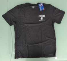 Champion NCAA Washington State Cougars Mens Short Sleeve T-Shirt Sz XL Black NWT - £9.47 GBP