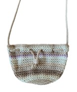The Sak Women&#39;s Boho Cross Crochet Body Bag Purse Multi Color Knit - $27.15 CAD