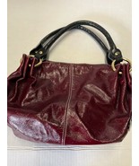 Puntotres Women&#39;s Handbag Deep Maroon Leather - $367.02 MXN