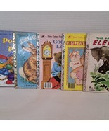 Vintage Little Golden Books Various Titles Animal Theme Lot of 5... - $13.55