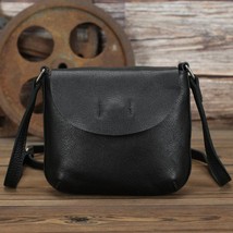 Retro Genuine Leather Women Bag Ladies Bags New Simple First Layer Cowhide Femal - £57.64 GBP