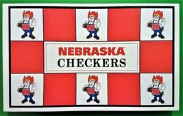 Nebraska Cornhuskers - Collegiate Checkers Board Game - Big League Promotions - £28.84 GBP