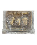 Vintage 1979 Hollywood Park Walk of Fame Bronze Belt Buckle Famous Horse... - £18.28 GBP