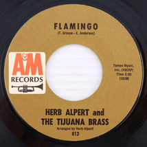Herb Alpert &amp; The Tijuana Brass – Flamingo / So What&#39;s New - 1966 45 rpm A&amp;M 813 - £3.92 GBP