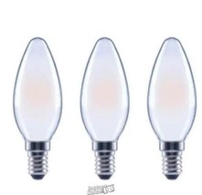 60-Watt B11 Dimmable ENERGY STAR Frosted Glass Filament Vintage 3Pack - $9.49