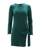 Reformation Crew Neck Mini Dress In Viscose Women Green Size 7 - £82.53 GBP