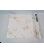 NIP Vintage Brewster Bathroom 56.4 Sq Ft Kala Peach Satin Floral Washabl... - €57,92 EUR