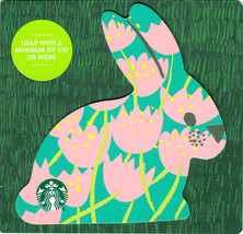 Starbucks 2020 Easter Pink-Blue Bunny Collectible Gift Card New No Value - £2.34 GBP