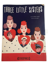 Three Little Sisters Sheet Music Irving Taylor 1942 - $109.84 MXN