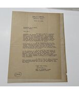 Beaumont Texas Letter Geo C. O’Brien 58th District Court Judge 1935 - $60.99