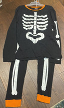 PJs &amp; Presents Mens Halloween Pajama Set Sz L Skeleton Bones - £23.52 GBP